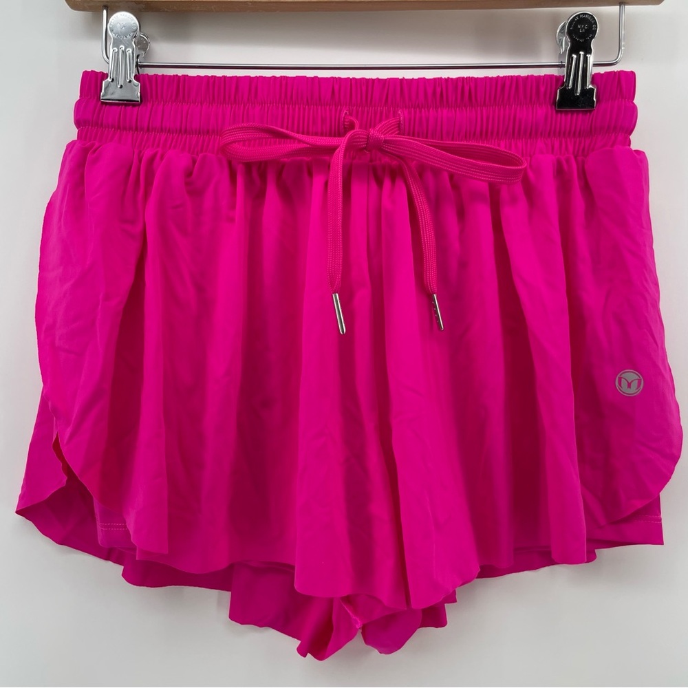 Mirity Flowy Athletic Shorts Hot Pink XS